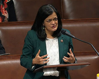 Pramila Jayapal seeks larger relief package with full access to immigrants