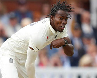 England fast bowler Jofra Archer 