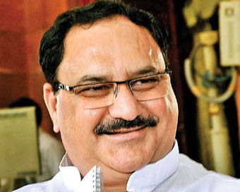 BJP President J.P. Nadda (file photo)