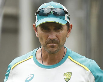 Australian cricket team coach Justin Langer