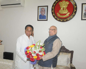 MP CM Kamal Nath meets MP Governor