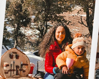 Kangana Ranaut goes hiking with family