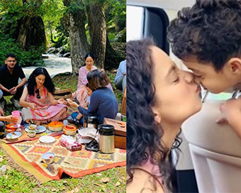 Kangana Ranaut picnics with family in Manali