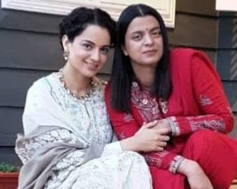 Kangana Ranaut with sister Rangoli Chandel