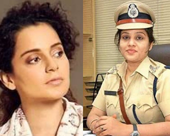 Kangana Ranaut takes dig at woman IPS officer Roopa Moudgill
