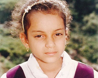 Kangana shares her childhood photo