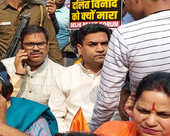 BJP leader Kapil Mishra at Jantar Mantar