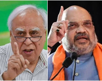 Kapil SIbal and Amit Shah (file photo)