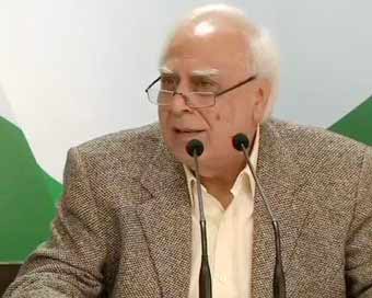 Congress leader Kapil Sibal