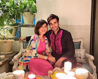 Karan Tacker with his sister