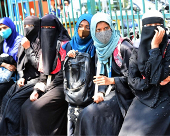 Hijab row: Karnataka HC resumes hearing; many students boycott exams