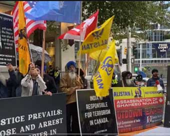 Pro-Khalistani protests held outside Indian diplomatic missions in Canada