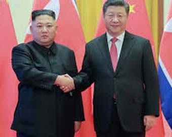 Xi arrives in N. Korea for summit with Kim