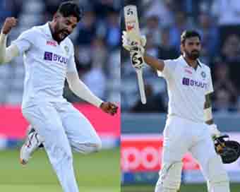 KL Rahul, Mohammed Siraj move up in ICC Test Rankings