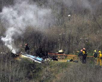 Helicopter crash site