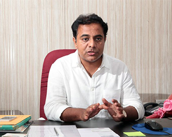 State cabinet minister K.T. Rama Rao (file photo)