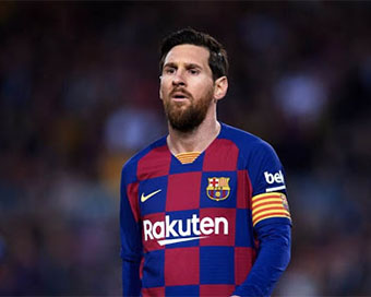 Star striker Lionel Messi