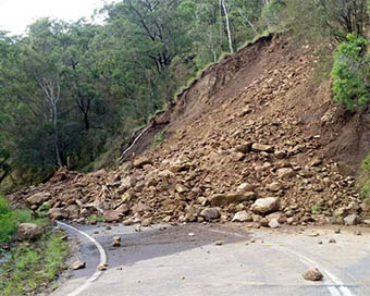 Landslide in Assam