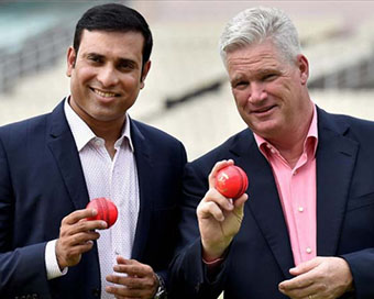 VVS Laxman with Dean Jones (file photo)