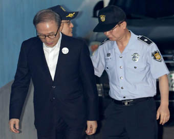 Ex S Korean President Lee Myung-bak sentenced to 17 years in jail