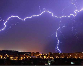 Lightning in Pakistan (file photo)