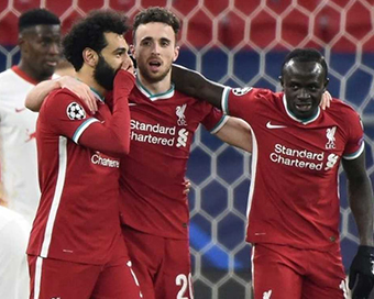 PSG, Liverpool ease into Champions League last 8