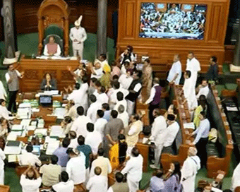 Parliament Budget Session: Lok Sabha adjourned for the day amid Oppn protests