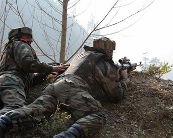 Pakistan again violates ceasefire on LoC in J&K