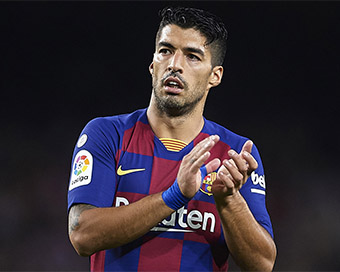  Barcelona forward Luis Suarez 