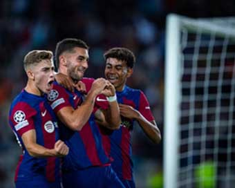 Barca cling on for vital Champions League win, but lose Joao Felix to injury