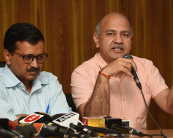 Arvind Kejriwal and Manish Sisodia