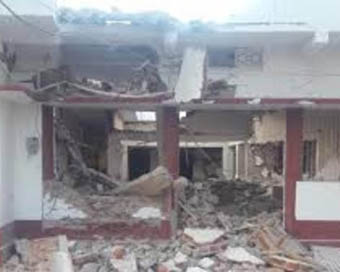 School building blown up in Bihar