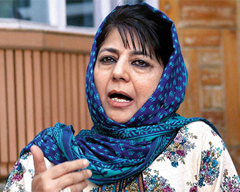 PDP leader Mehbooba Mufti 