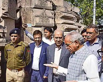 Nripendra Mishra in Ayodhya to discuss final stages of Ram temple