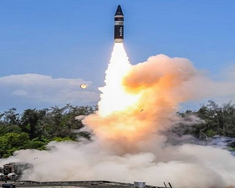 New generation ballistic missile ‘Agni P’ successfully test-fired by DRDO