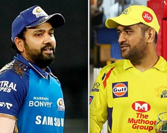 MI captain Rohit Sharma and CSK captain MS Dhoni