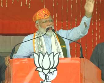 Support Chowkidar to end terrorism: Modi