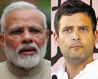 PM Narendra Modi and Congress President Rahul Gandhi (file photo)