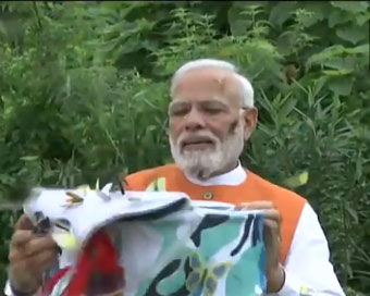 PM Modi marks birthday releasing butterflies, amid nature 