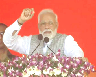 Kalaburagi: Prime Minister Narendra Modi addresses a public meeting in Karnataka