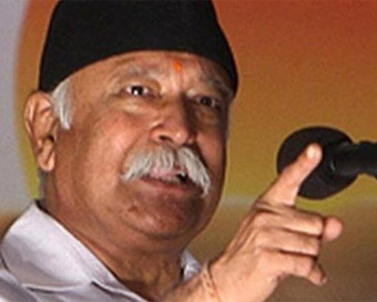 Rashtriya Swayamsevak Sangh (RSS) chief Mohan Bhagwat (file photo)