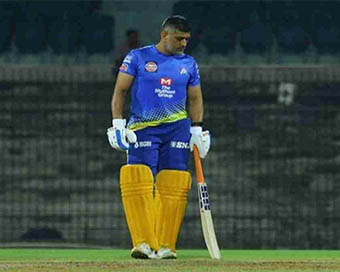 MS Dhoni begins training in Dubai