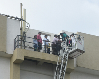 84 saved from burning MTNL building in Mumbai 