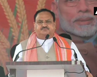 JP Nadda launches rice-collection drive to woo rural voters in Bengal