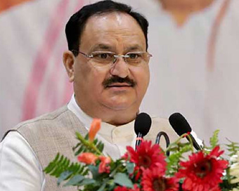 J.P. Nadda to campaign for Tirupati bypoll today