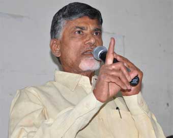 Chandrababu Naidu begins day-long hunger strike against 