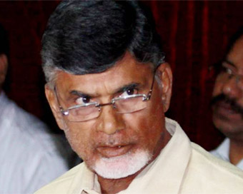 Andhra Pradesh Chief Minister and TDP chief N. Chandrababu Naidu (file photo)