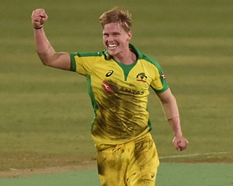 Aussie pacer Nathan Ellis first to take hat-trick on T20I debut