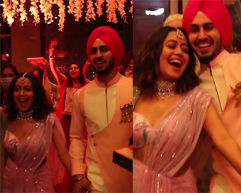 Neha Kakkar shares video of Roka ceremony with Rohanpreet Singh