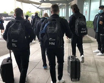New Zealand cricketers reach London for WTC Final against India, England Tests